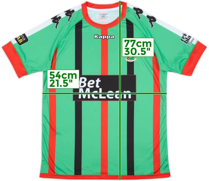 2017-18 Glentoran Home Shirt - 10/10 - (XL)