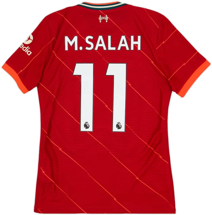 2021-22 Liverpool Authentic Home Shirt M.Salah #11 - 6/10 - (S)
