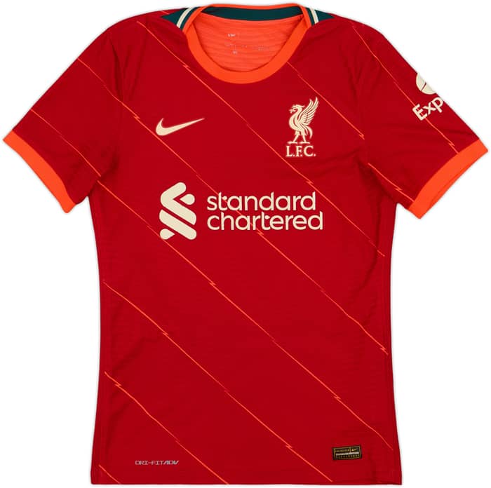 2021-22 Liverpool Authentic Home Shirt M.Salah #11 - 6/10 - (S)