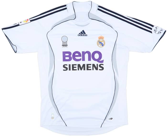 2006-07 Real Madrid Home Shirt Beckham #23 - 7/10 - (M)