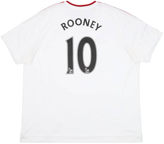 2015-16 Manchester United Away Shirt Rooney #10 - 7/10 - (3XL)