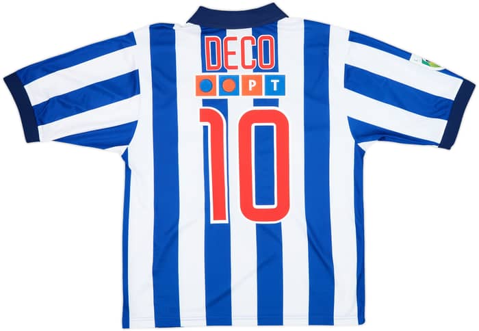 2002-03 Porto Home Shirt Deco #10 - 8/10 - (XL)