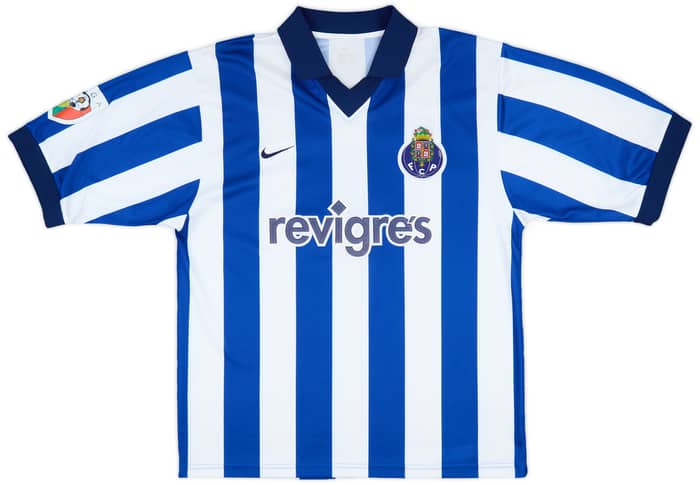 2002-03 Porto Home Shirt Deco #10 - 8/10 - (XL)