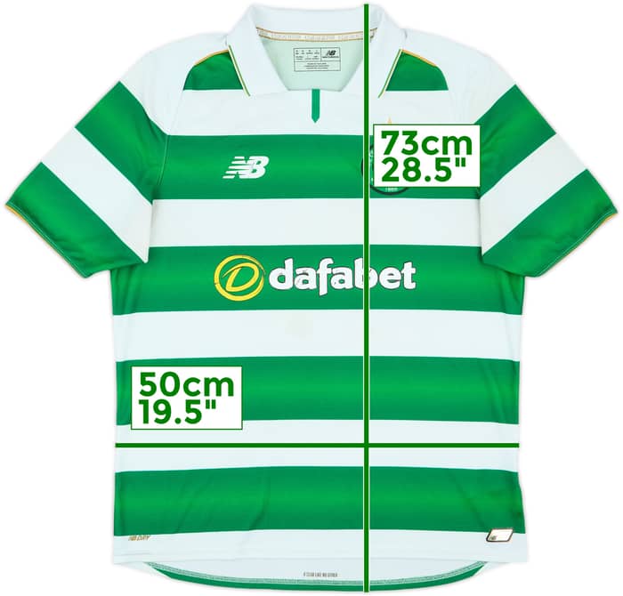 2016-17 Celtic Home Shirt - 4/10 - (M)
