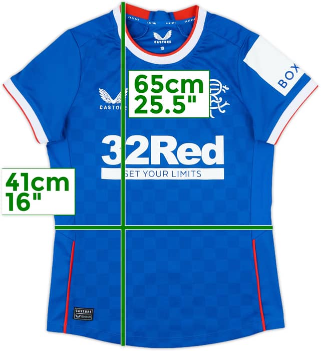 2022-23 Rangers Home Shirt - 9/10 - (Women's S)
