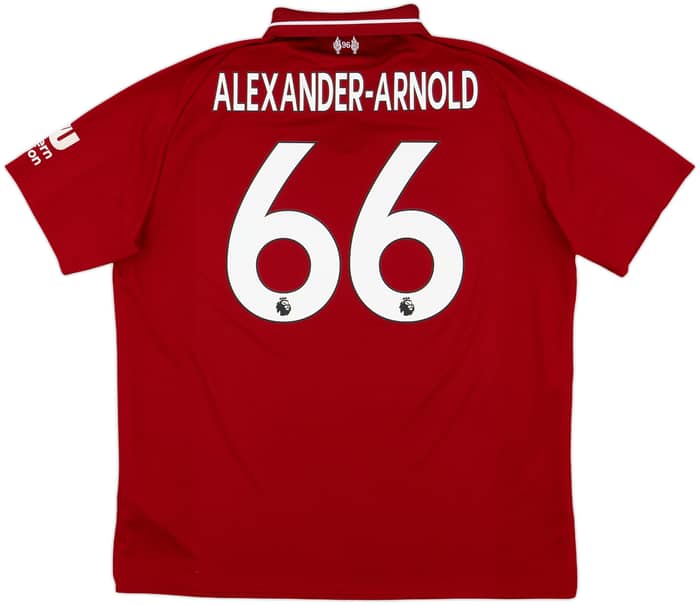 2018-19 Liverpool Home Shirt Alexander-Arnold #66 - 8/10 - (XL)