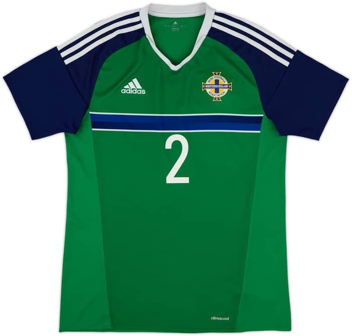 2016-17 Northern Ireland Home Shirt #2 - 5/10 - (M)
