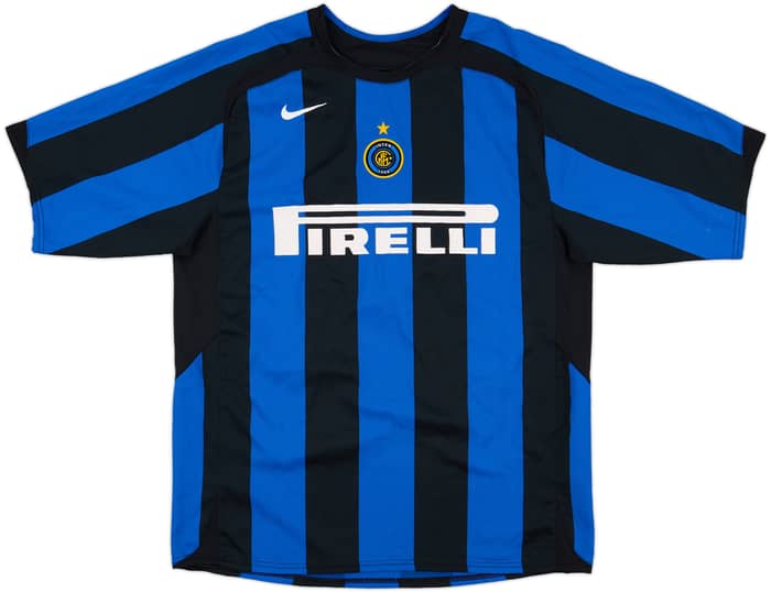 2005-06 Inter Milan Home Shirt Figo #7 - 9/10 - (L)