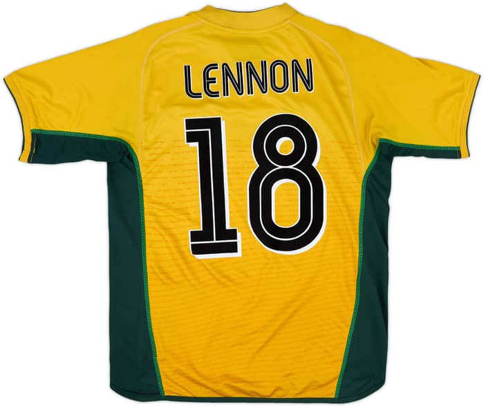 2002-03 Celtic Away Shirt Lennon #18 - 8/10 - (M)