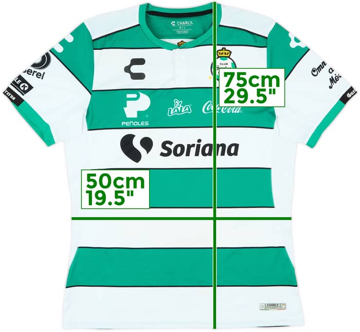 2019-20 Santos Laguna Home Shirt - 8/10 - (L)