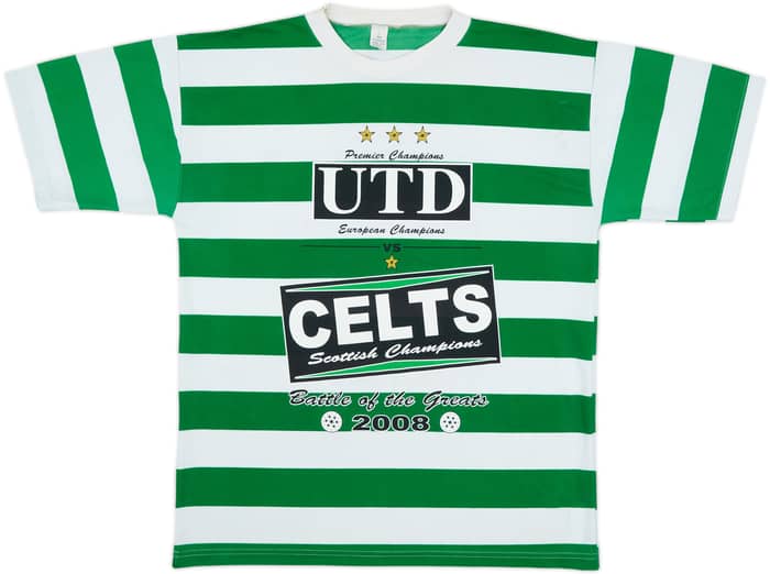 2008-09 Celtic 'Battle of the Greats' Fan Shirt - 7/10 - (L)