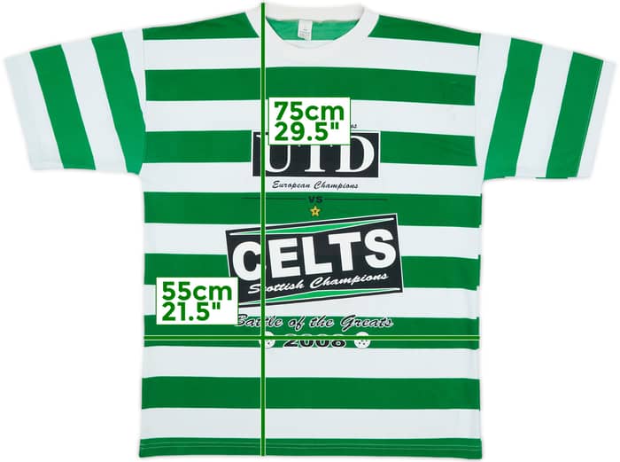 2008-09 Celtic 'Battle of the Greats' Fan Shirt - 7/10 - (L)