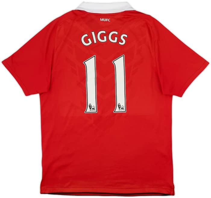 2010-11 Manchester United Home Shirt Giggs #11 - 8/10 - (M)