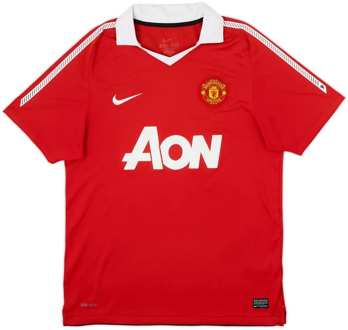 2010-11 Manchester United Home Shirt Giggs #11 - 8/10 - (M)