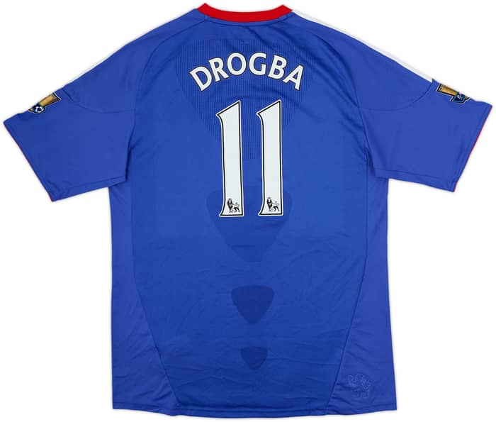 2010-11 Chelsea Home Shirt Drogba #11 - 7/10 - (L)