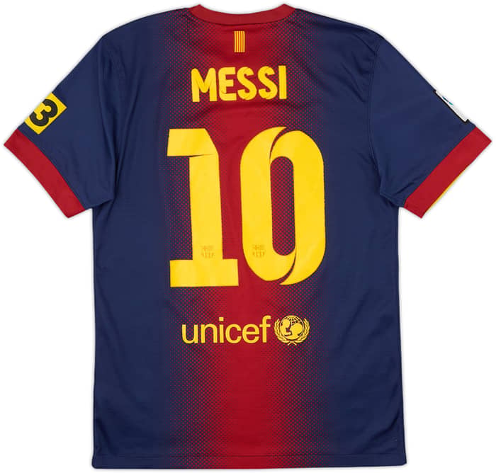 2012-13 Barcelona Home Shirt Messi #10 - 7/10 - (S)
