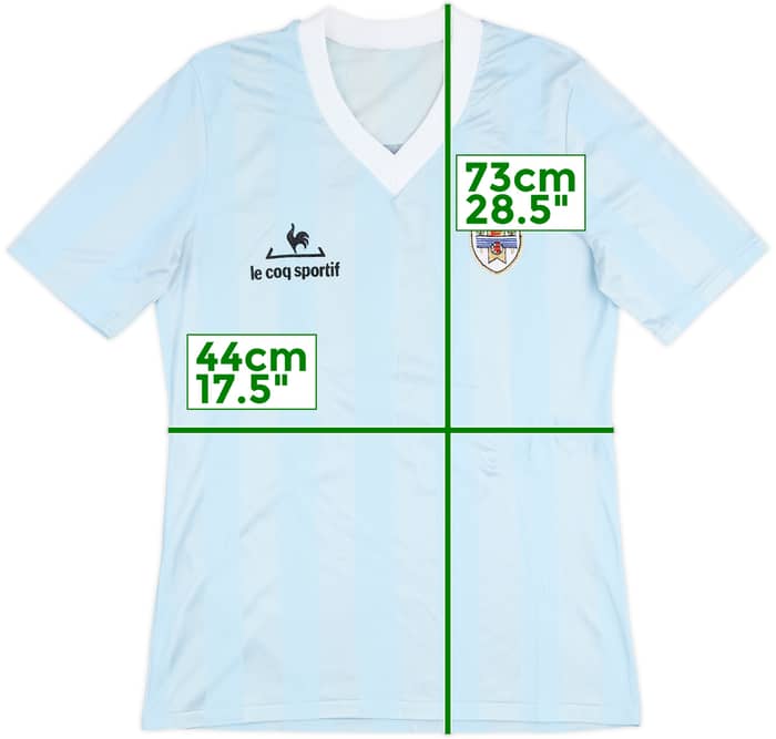 1985-86 Uruguay Match Issue Home Shirt #6