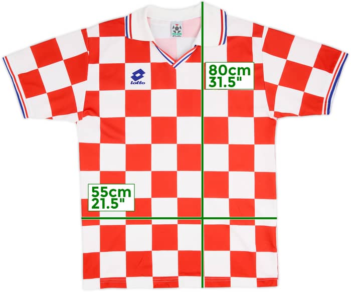 1996-98 Croatia Maillot Domicile #10 - 8/10 - (L)
