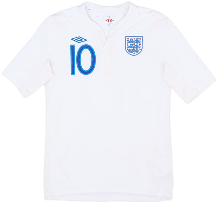 2010-11 England Home Shirt Rooney #10 - 6/10 - (L.Boys)