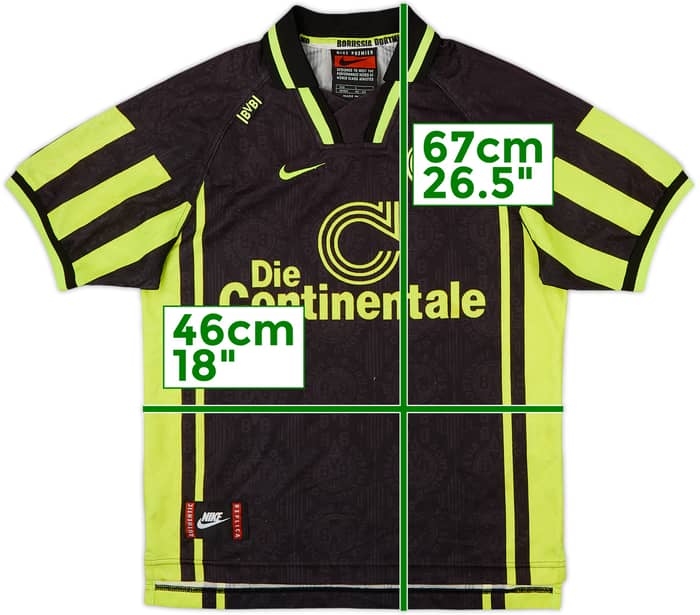 1996-97 Borussia Dortmund Away Shirt - 8/10 - (12-13 Years)