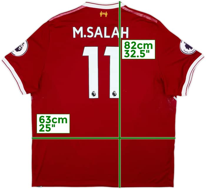 2017-18 Liverpool 125 Years Home Shirt M.Salah #11 - 4/10 - (XXL)