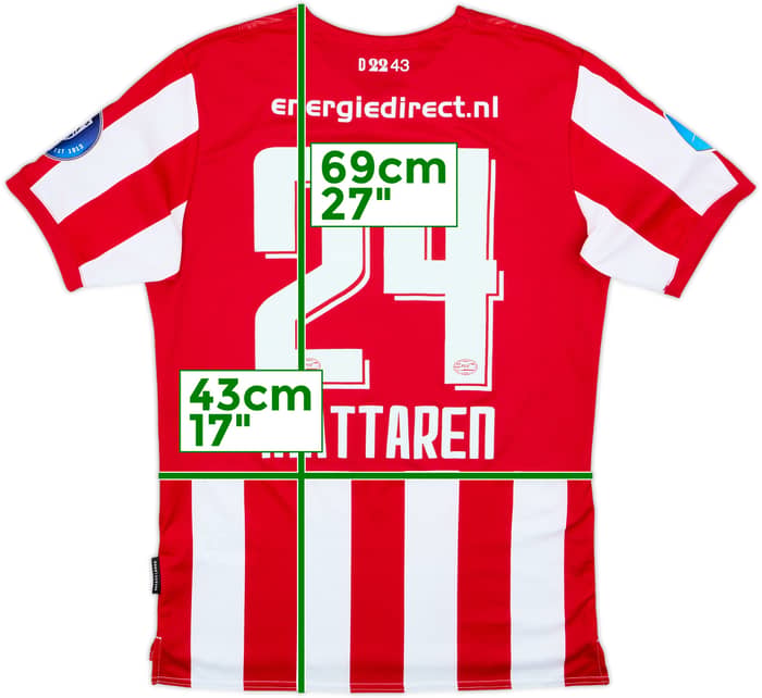 2019-20 PSV Home Shirt Ihattaren #24 - 6/10 - (S)