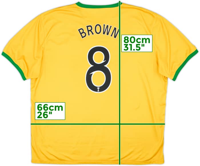 2013-14 Celtic Away Shirt Brown #8 - 7/10 - (3XL)