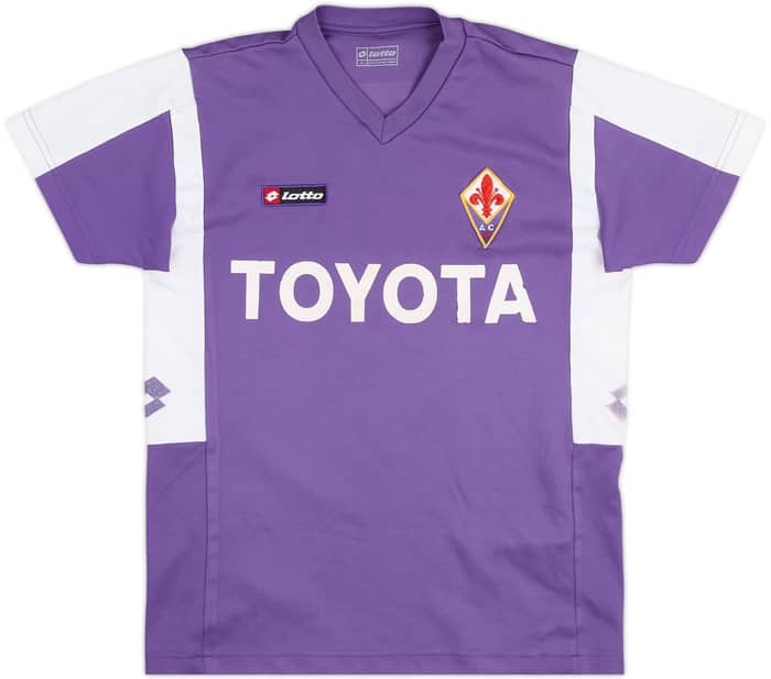 2007-08 Fiorentina Lotto Training Shirt - 4/10 - (XL.Boys)