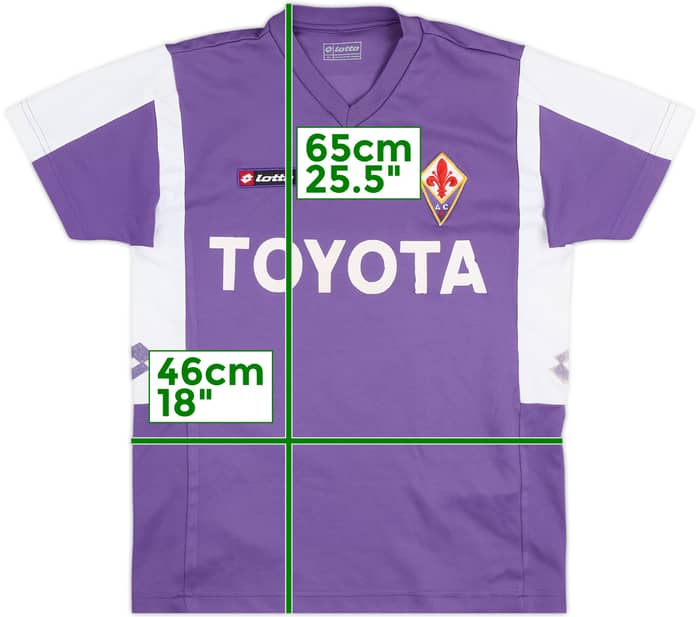 2007-08 Fiorentina Lotto Training Shirt - 4/10 - (XL.Boys)