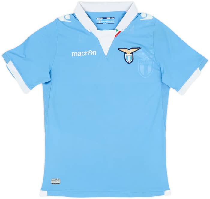 2014-15 Lazio 'Signed' Home Shirt Candreva #87 - 4/10 - (L.Boys)