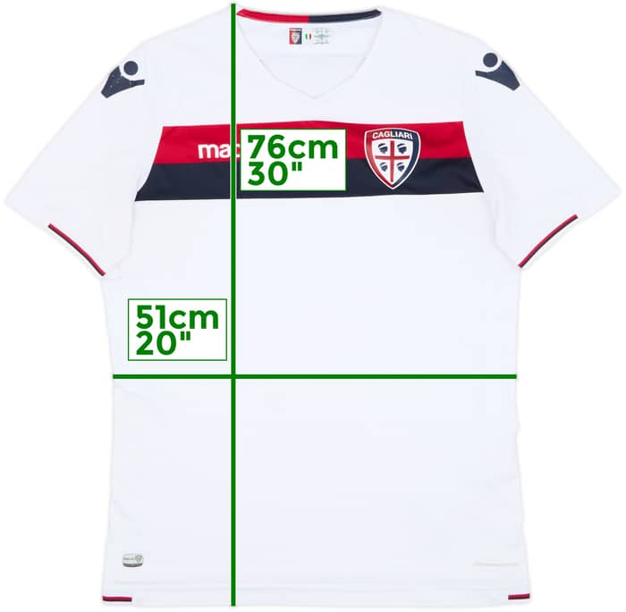 2017-18 Cagliari Away Shirt - 6/10 - (XL)