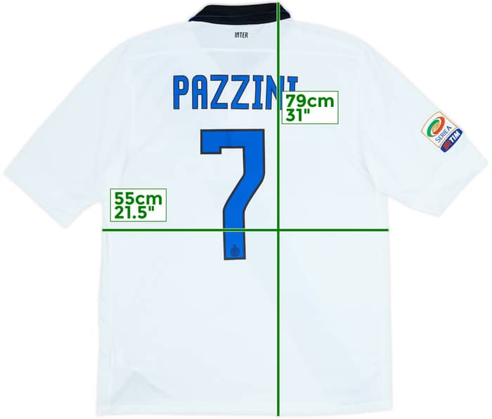 Camiseta de visitante del Inter Milan 2011-12 Pazzini #7 - 5/10 - (L)