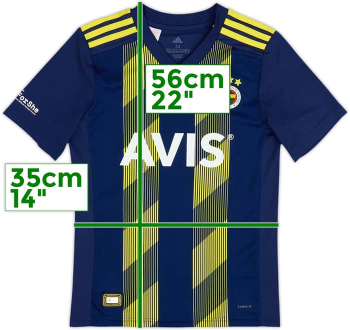 2019-20 Fenerbahce Home Shirt - 8/10 - (M.Boys)