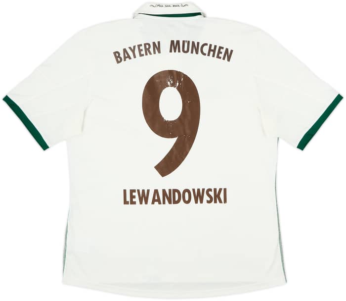 2013-14 Bayern Munich Away Shirt Lewandowski #9 - 5/10 - (XL)