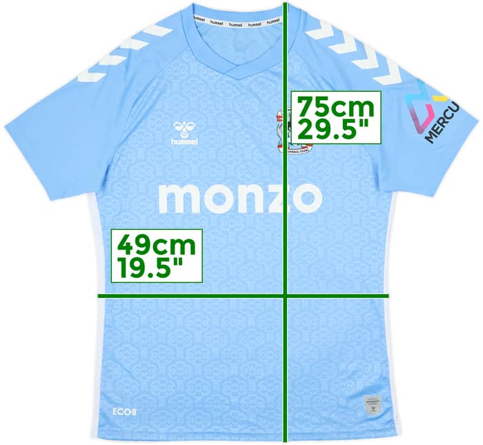 2024-25 Coventry Home Shirt - 8/10 - (M)