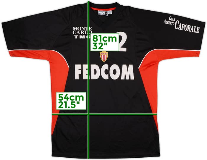 2002-03 Monaco Puma Player Issue Training Shirt #2 - 10/10 - (XL)