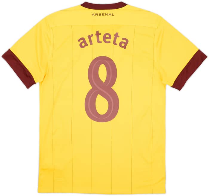 2010-13 Arsenal Camiseta de Visitante Arteta #8 - 7/10 - (S)