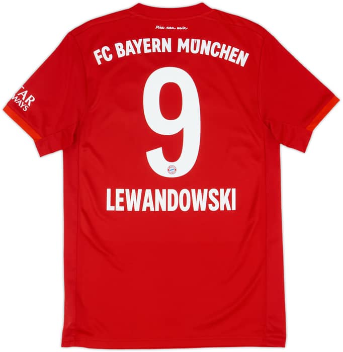 2019-20 Bayern Munich Home Shirt Lewandowski #9 - 8/10 - (S)