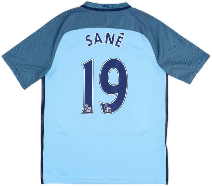 2016-17 Manchester City Home Shirt Sane #19 - 8/10 - (M)
