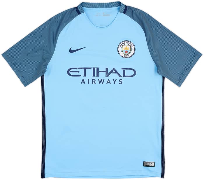 2016-17 Manchester City Home Shirt Sane #19 - 8/10 - (M)
