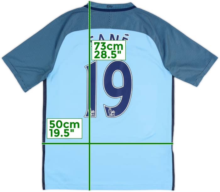 2016-17 Manchester City Home Shirt Sane #19 - 8/10 - (M)