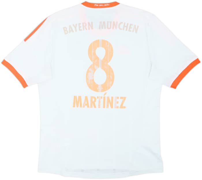 Camiseta de visitante del Bayern Munich 2012-13 Martinez #8 - 4/10 - (L)