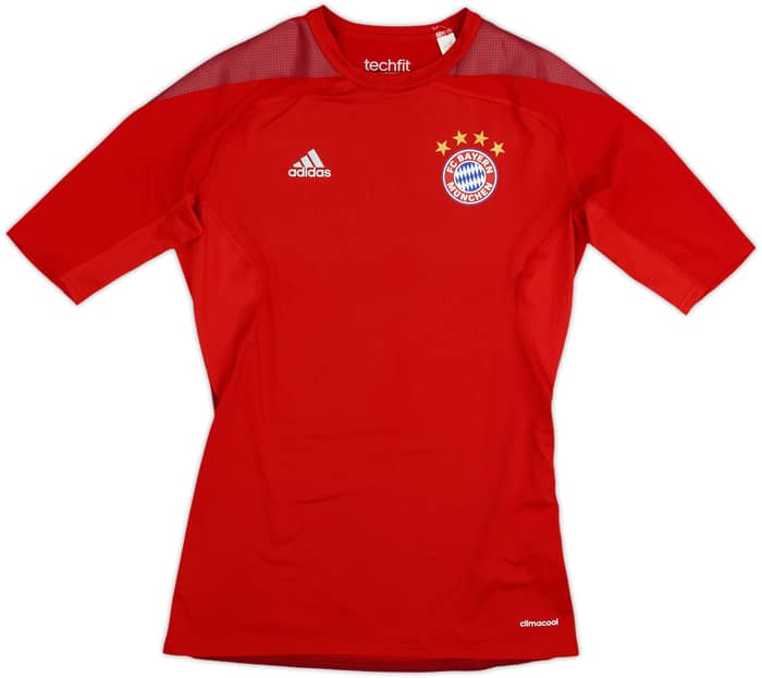 2015-16 Bayern Munich adidas TechFit Capa base de compresión - 8/10 - (L)