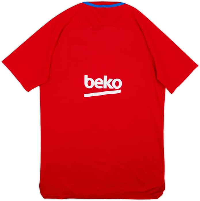 2017-18 Barcelona Nike Training Shirt - 8/10 - (M)