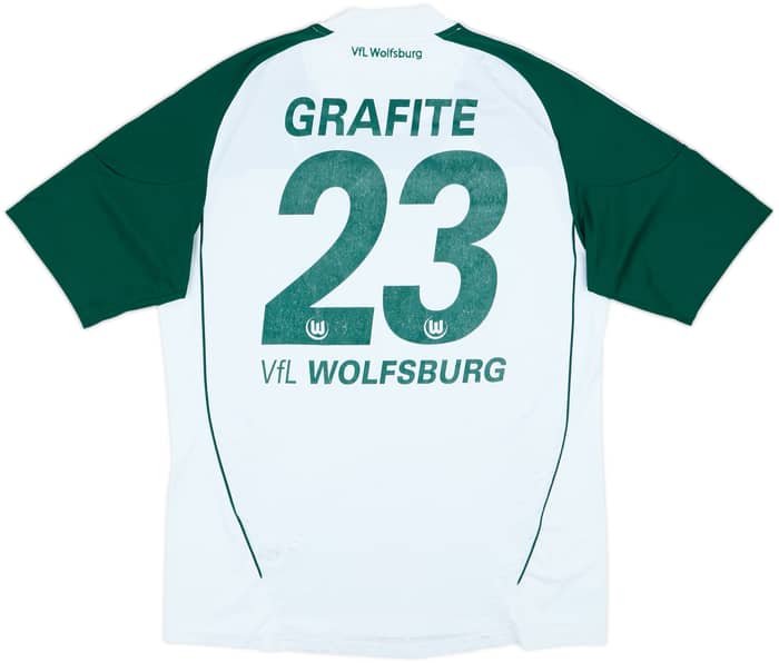 2010-11 Wolfsburg Home Shirt Grafite #23 - 6/10 - (L)