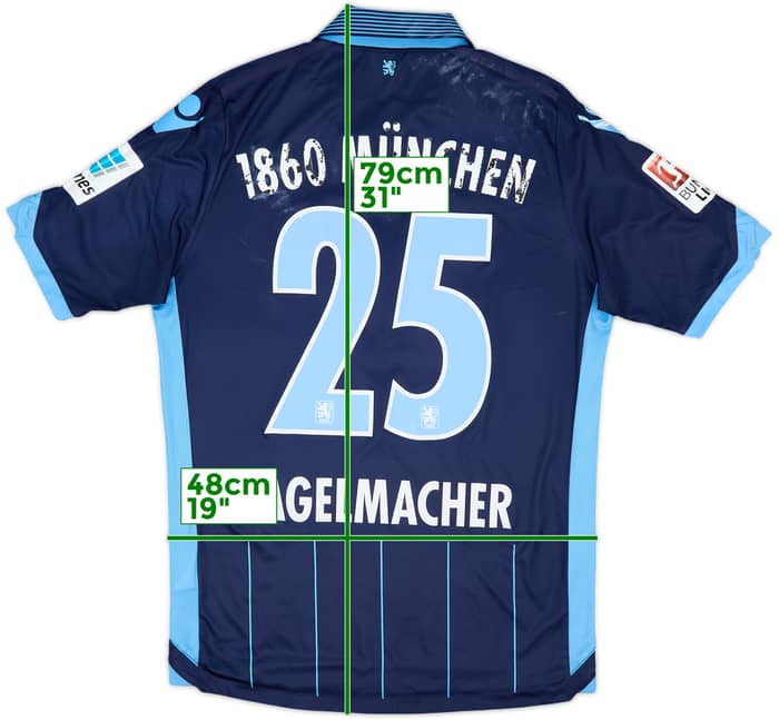2015-16 1860 Munich Away Shirt Kagelmacher #25 - 5/10 - (M)