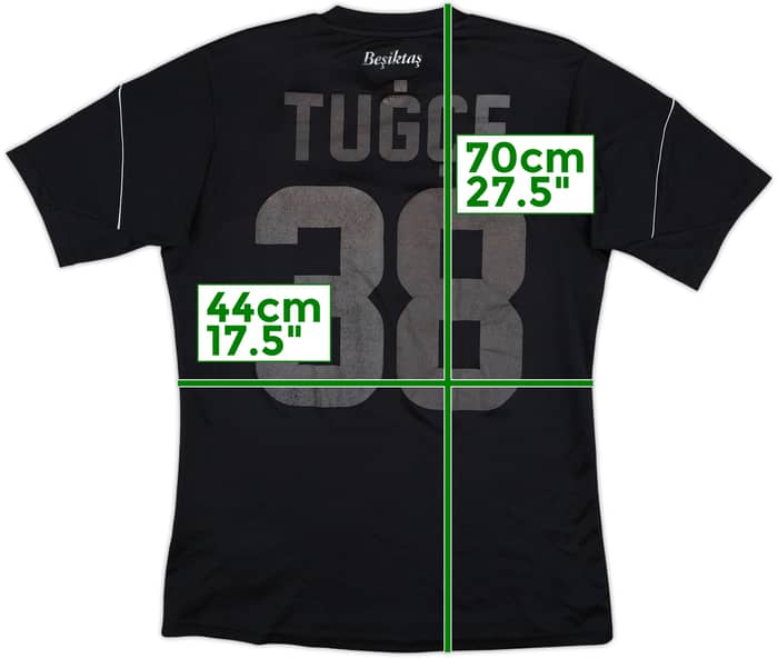 Camiseta de visitante '110 yil' de Besiktas 2013-14 Tugce #38 - 5/10 - (Niños XL)