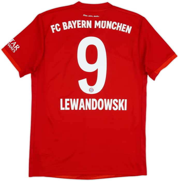 2019-20 Bayern Munich Home Shirt Lewandowski #9 - 8/10 - (M)