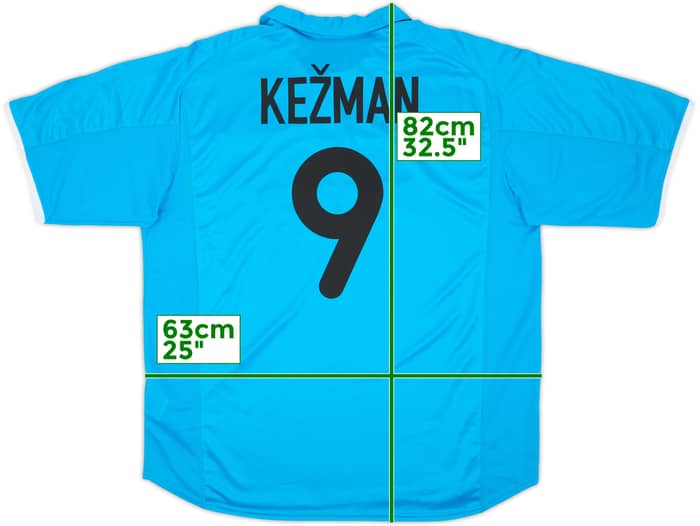 2001-02 PSV Away Shirt Kezman #9 - 10/10 - (XXL)
