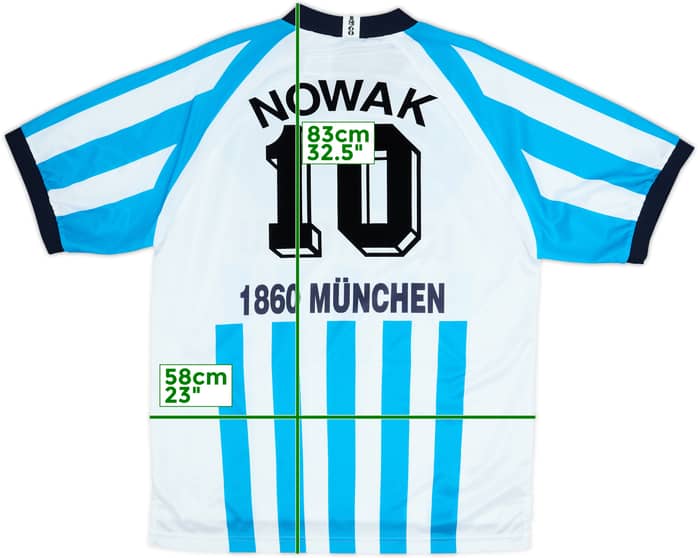 1995-96 1860 Munich Maillot domicile Nowak #10 - 9/10 - (XL)